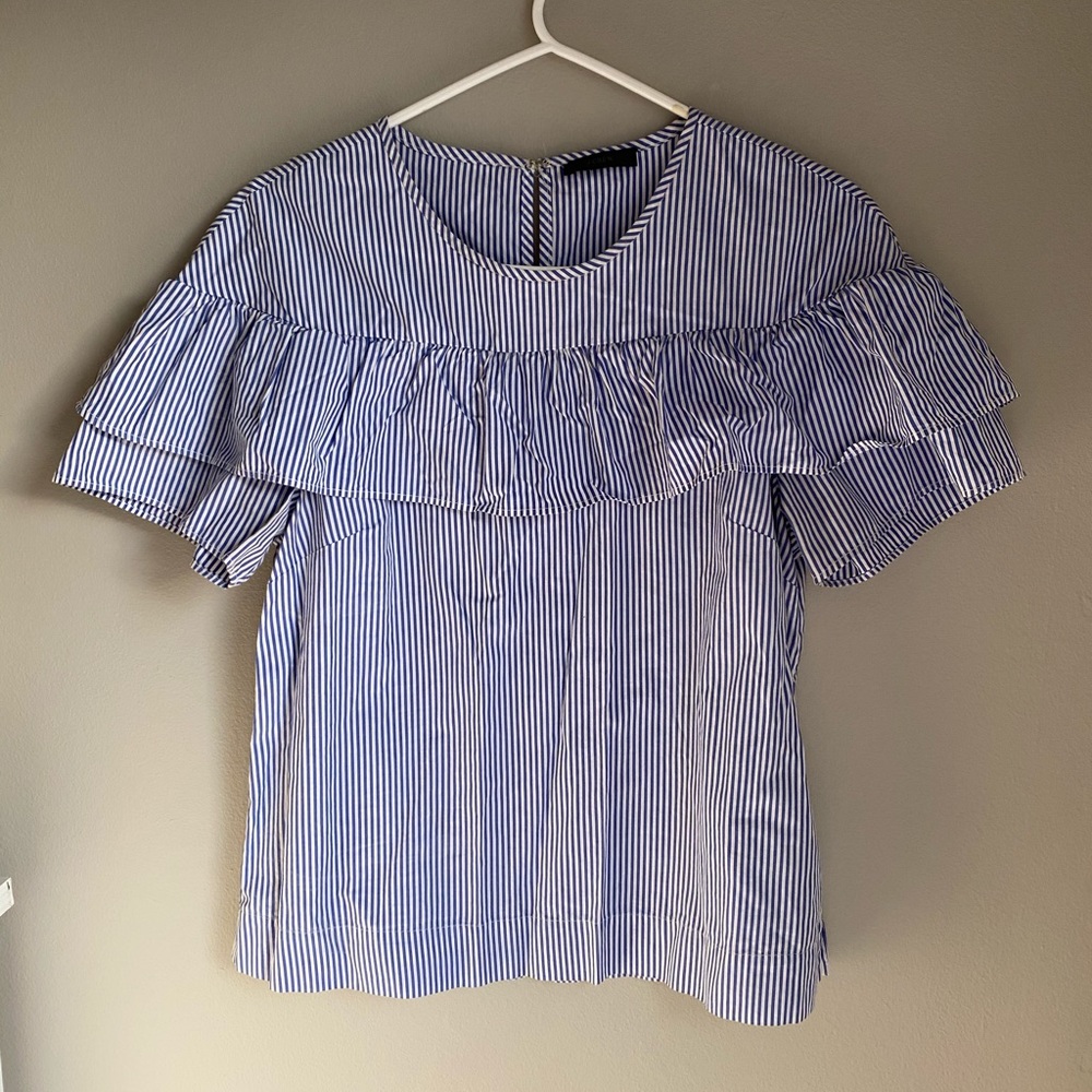 Crew ruffled top - Picture 2 of 5